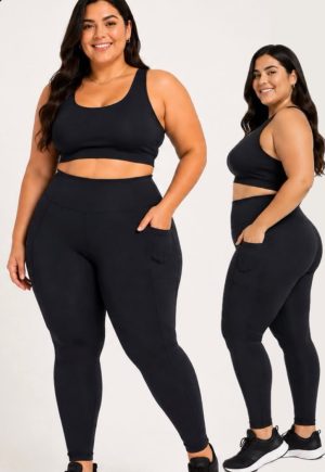 Legging sculpt com bolso lateral