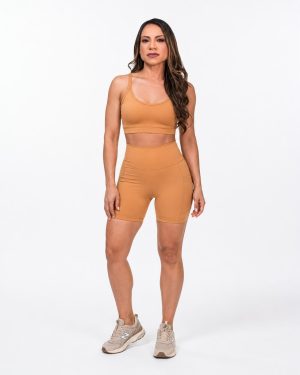 Conjunto Fitness Caramelo